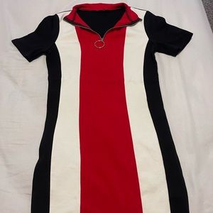 Extra large mini striped dress!!!!